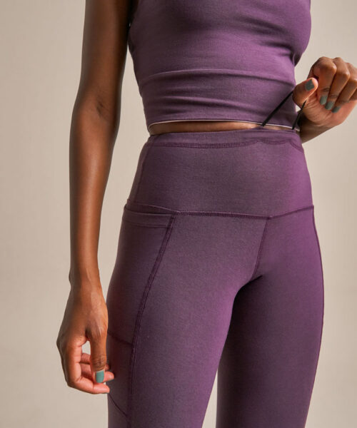 Bam2722 Enduro Side Pocket Leggings Damson Clothing 4