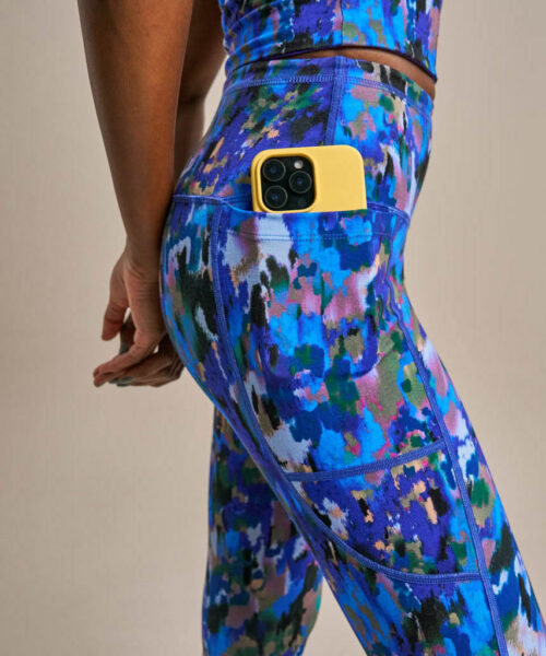 Bam2722 Enduro Side Pocket Leggings Tranquility Print Clothing 5