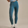 Bam2723 Crossover High Waist 78 Legging Blue Bam Clothing 2
