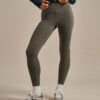 Bam2724 Enduro Active Legging 78ths New Khaki Bam Clothing 2