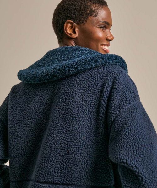 Bam2733 Chuck On Fleece Mariner Navy Clothing 6