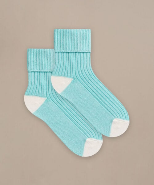Bam2738 Cosy On Down Sock Aqua Haze Clothing 6