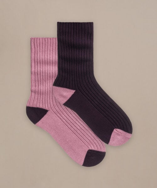 Bam2738 Cosy On Down Sock Damson Clothing 1