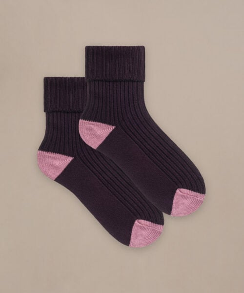 Bam2738 Cosy On Down Sock Damson Clothing 6