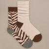 Bam2739 Pattern Gifting Socks Conker Clothing 1