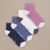 Bam2744 Quarter Crop Socks Blues Pack Bam Clothing 1