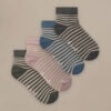 Bam2744 Quarter Crop Socks Oat Mix Bam Clothing 1