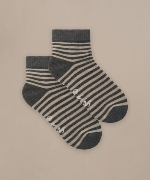 Bam2744 Quarter Crop Socks Oat Mix Bam Clothing 2