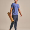 Bam2761 New Balance Pant Navy Marl Clothing 1
