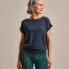 Bam2765 Short Sleeve Flow Top Mariner Navy Clothing 1