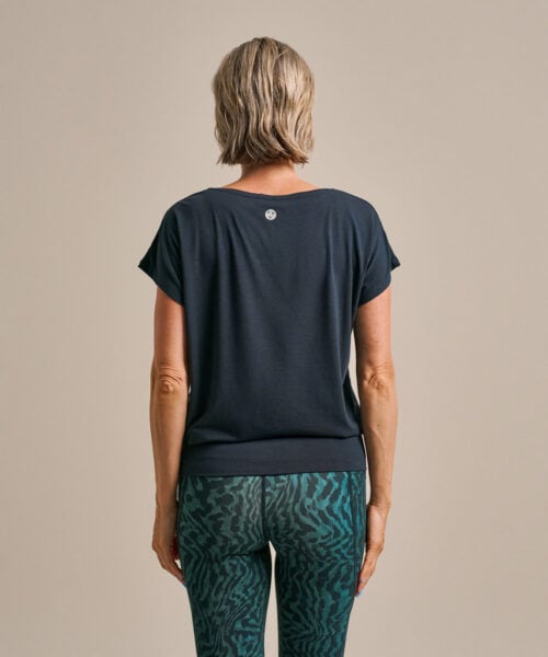 Bam2765 Short Sleeve Flow Top Mariner Navy Clothing 3