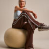 Bam2771 Sporty Straight Leg Jogger Conker Clothing 1