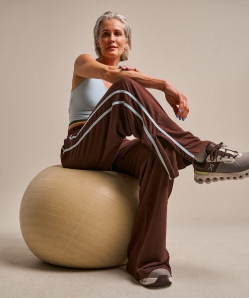 Bam2771 Sporty Straight Leg Jogger Conker Clothing 1