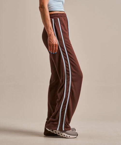 Bam2771 Sporty Straight Leg Jogger Conker Clothing 3