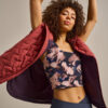 Bam2784 Packable Cloud Gilet Rose Garnet Clothing 1