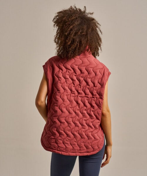 Bam2784 Packable Cloud Gilet Rose Garnet Clothing 4