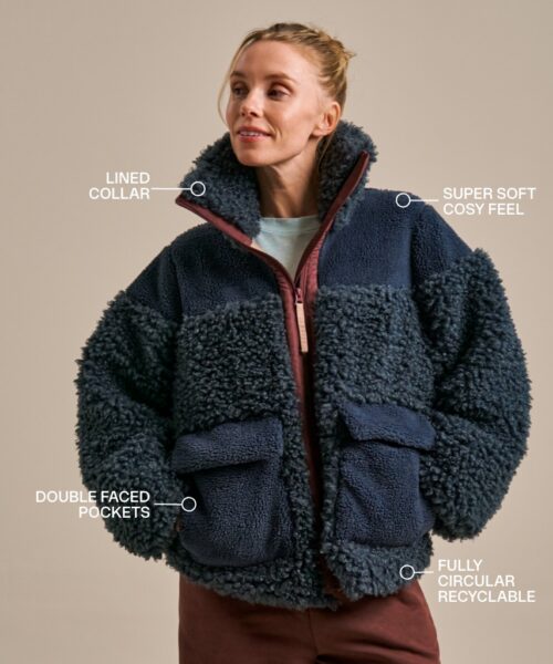 Bam2787 Chuck On Fleece Storm Navy Bam Clothing