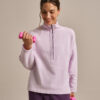 Bam2818 Easy Zip Sweatshirt Lavender Blush Clothing 1