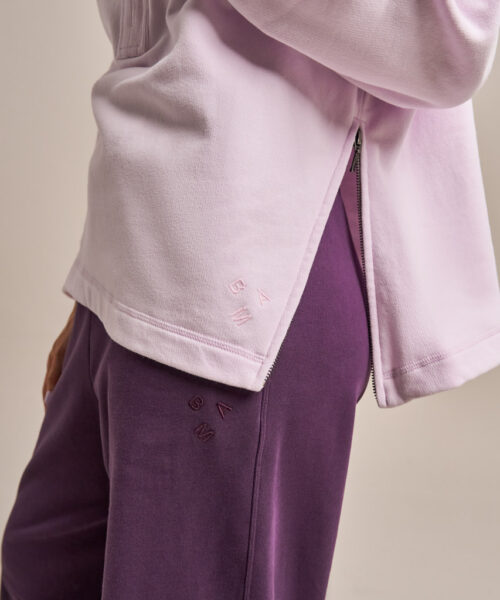Bam2818 Easy Zip Sweatshirt Lavender Blush Clothing 6
