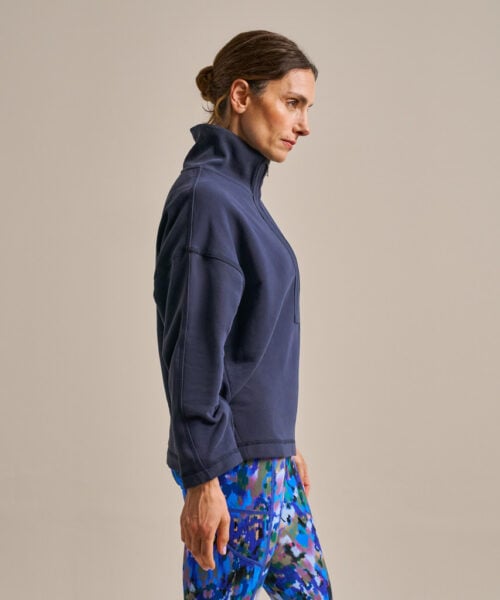 Bam2818 Easy Zip Sweatshirt Mariner Navy Clothing 3