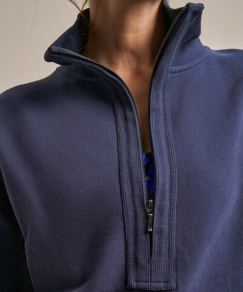 Bam2818 Easy Zip Sweatshirt Mariner Navy Clothing 5