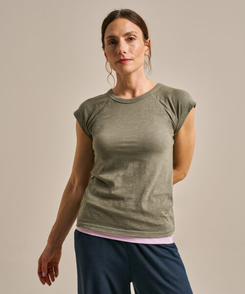 Bam2821 Easy T Shirt Washed Khaki Clothing 2