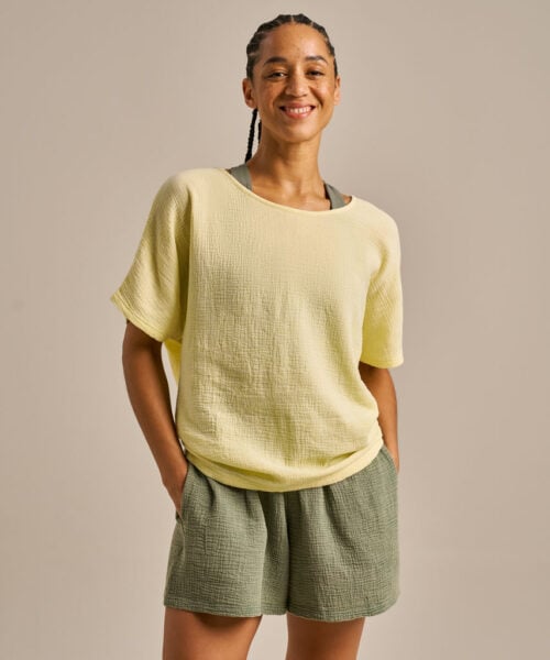 Bam2824 Top Washed Yellow Bam Clothing 2