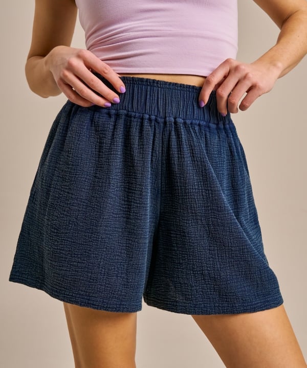 Bam2826 Gauze Shorts Mariner Navy Bam Clothing 6 Blog