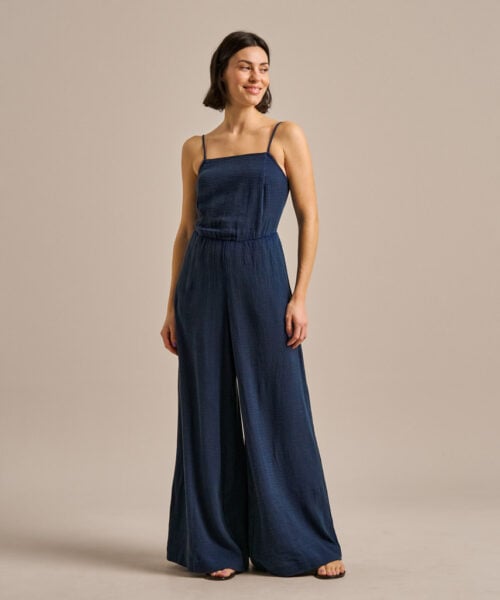 Bam2829 Gauze Jumpsuit Mariner Navy Bam Clothing 2
