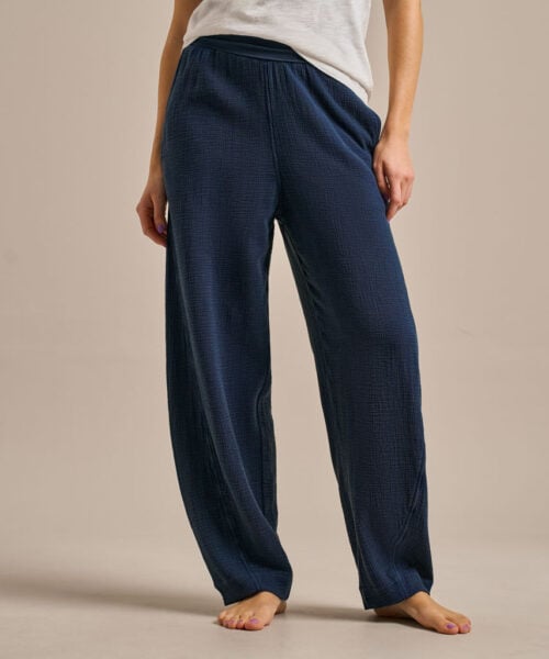 Bam2831 Tulip Leg Yoga Pant Mariner Navy Bam Clothing 2