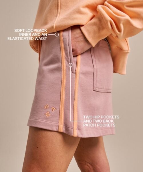 Bam2833 Sporty Sweat Shorts Bamboo Clothing Macaron