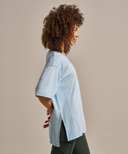 Bam2841 Basic T Shirt Glacial Blue Clothing 3