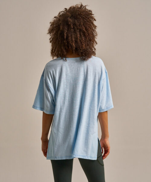 Bam2841 Basic T Shirt Glacial Blue Clothing 4