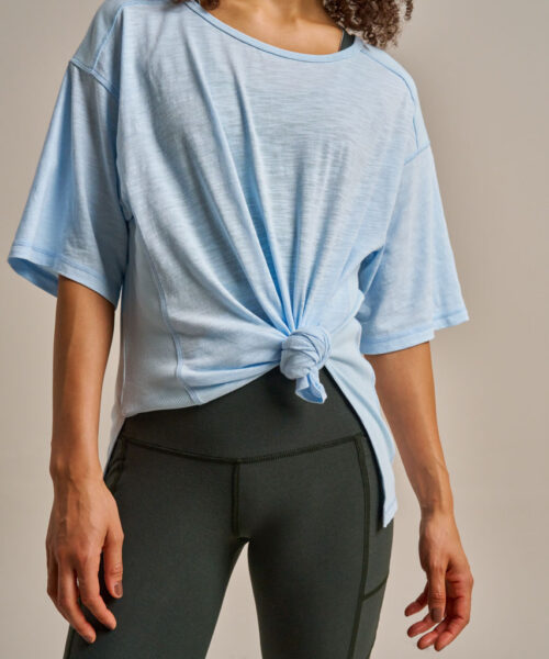Bam2841 Basic T Shirt Glacial Blue Clothing 8