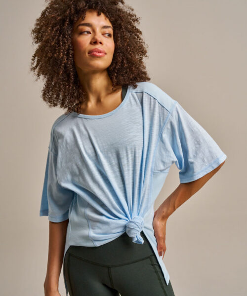 Bam2841 Basic T Shirt Glacial Blue Clothing 9