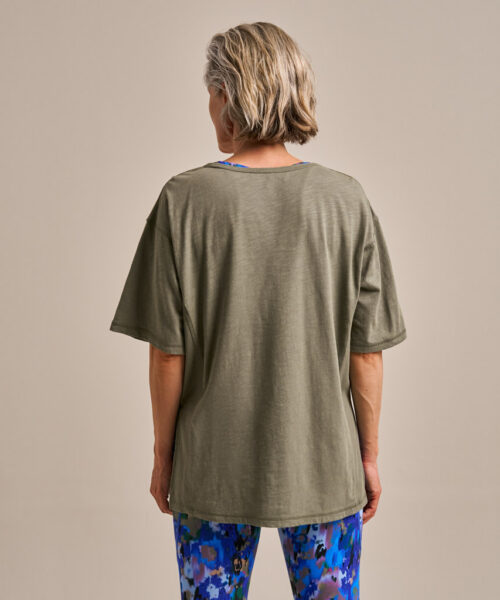 Bam2841 Basic T Shirt Washed Khaki Clothing 3