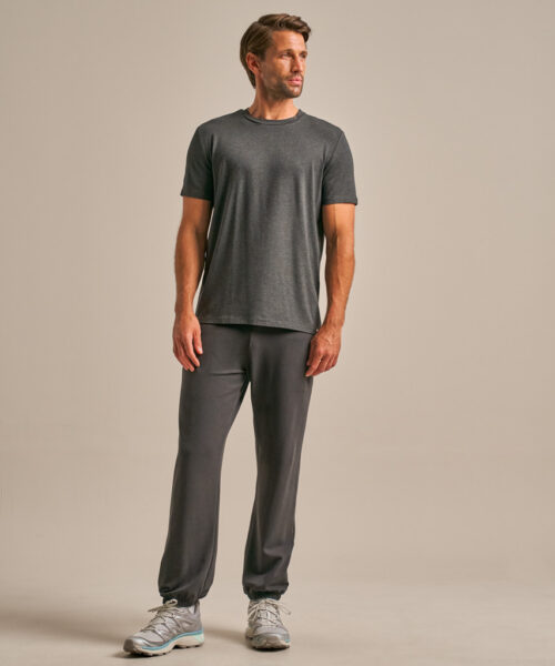 Bam2857 Classic T.shirt Charcoal Marl Clothing 7