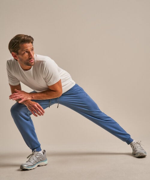 Bam2864 Heavyweight Recovery Jogger Denim Blue Clothing 1