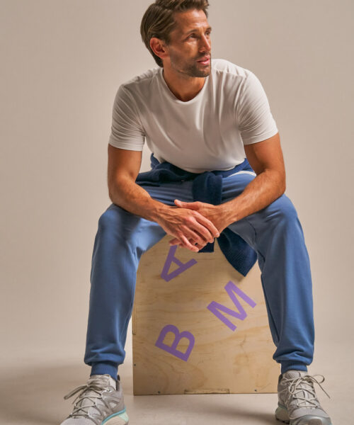 Bam2864 Heavyweight Recovery Jogger Denim Blue Clothing 6