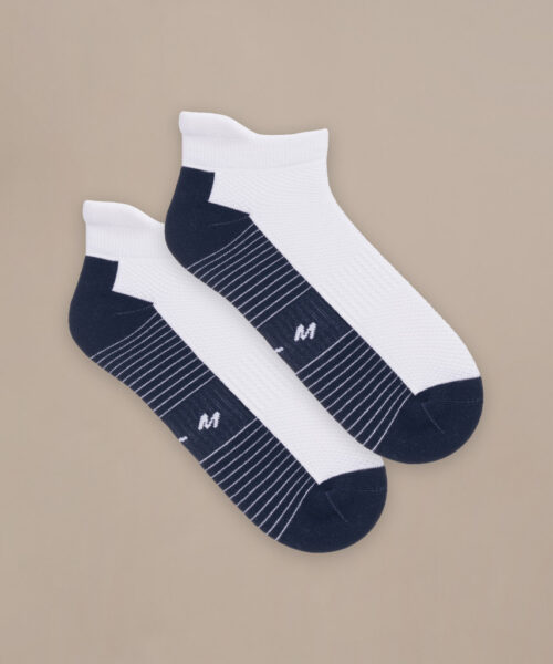 Bam2874 Technical Running Trainer Socks Denim Blue Bam Clothing 2