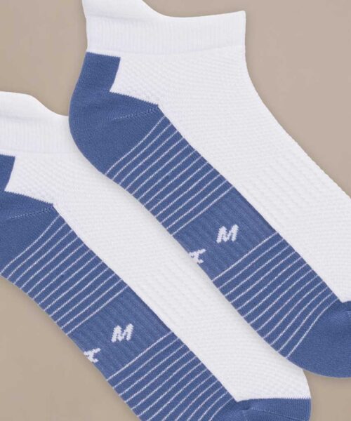Bam2874 Technical Running Trainer Socks Denim Blue Bam Clothing 5