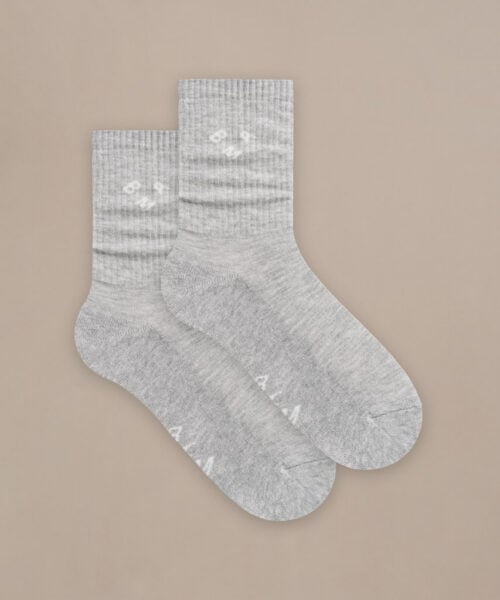 Bam2879 Active Crew Socks Grey 3 Pack Clothing 2
