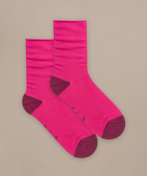 Bam2882 Everyday Roll Top Socks Berry Mix Clothing 4
