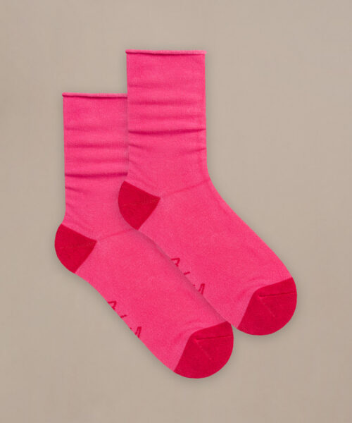 Bam2882 Everyday Roll Top Socks Berry Mix Clothing 5