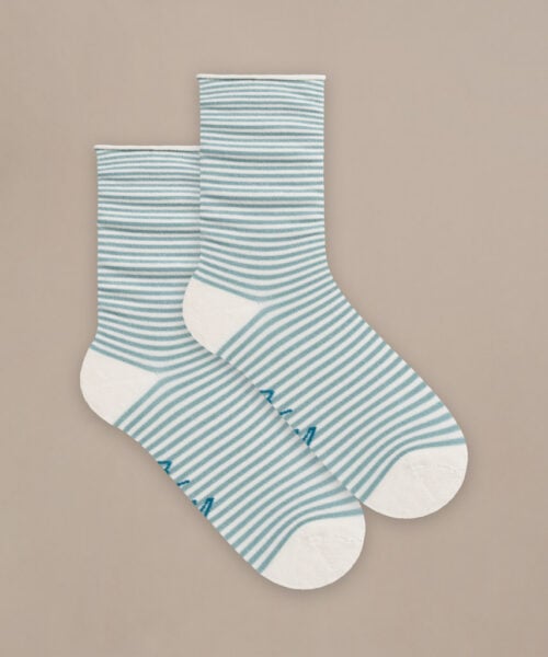 Bam2882 Everyday Roll Top Socks Green Mix Clothing 4