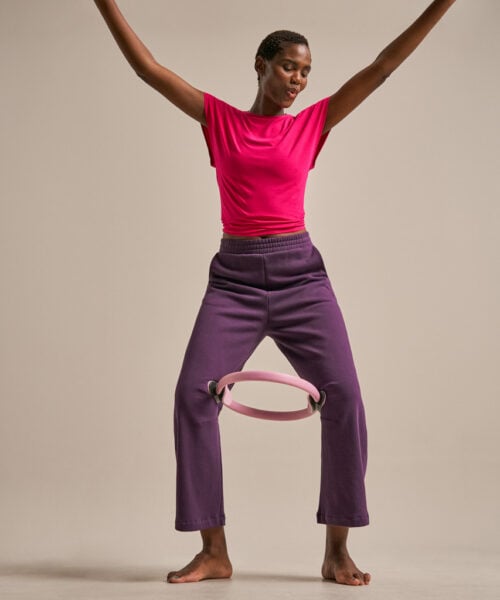 Bam2890 Horseshoe Sweatpants Damson Clothing 7