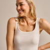 Bam2907 Square Neck Tank Top Oat Milk Clothing 1