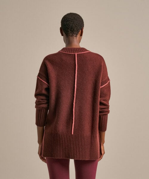 Bam2915 Knitted Cardigan Bitter Chocolate Clothing 3