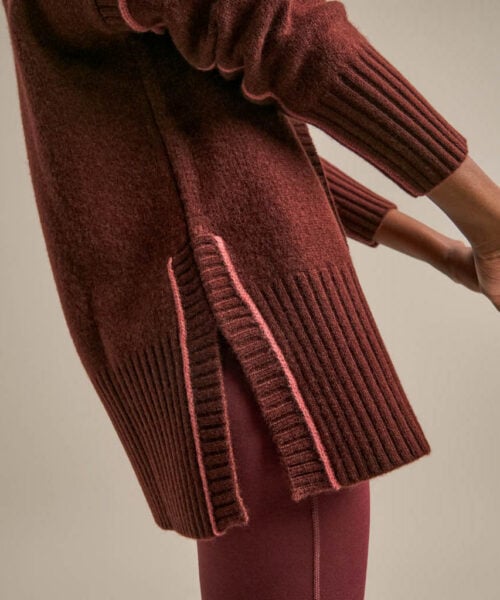 Bam2915 Knitted Cardigan Bitter Chocolate Clothing 6