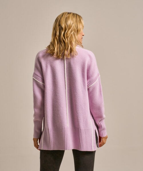 Bam2915 Knitted Cardigan Lavender Blush Clothing 3